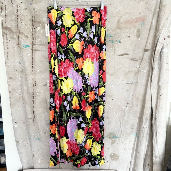 Anthropologie the Yukiko Noritake Tilda Maxi Slip Skirt - Picture 7 of 7